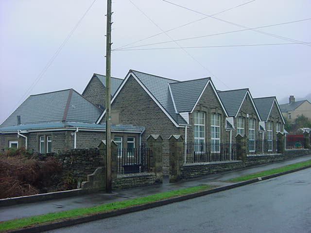 Photograph of the Community Centre building in Crynant.